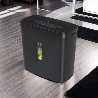 Tiếng ồn thấp 6 tấm cắt chéo giấy shredder với dung lượng 11L Bin