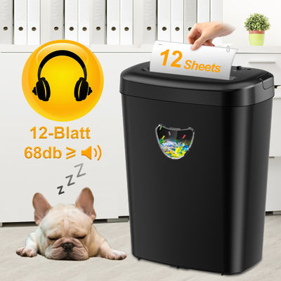 Máy xé giấy văn phòng CD228P-12 Máy xé giỏ 25L cho giấy thẻ tín dụng CD