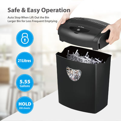 Máy cắt giấy thương mại 21L CD218P Khả năng cắt giấy CD thẻ tín dụng