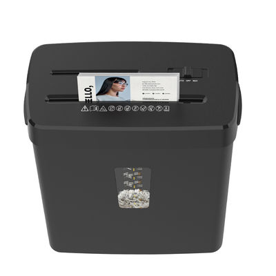 cắt chéo 13L Capacity sử dụng gia đình 8 tờ giấy A4 CD máy nghiền giấy