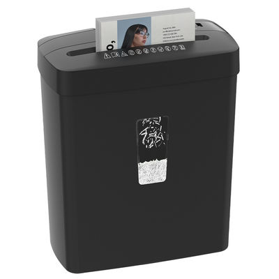 C220P-6 cắt chéo Mini 6 tấm giấy thẻ shredder với 13L thùng rổ cho văn phòng nhà