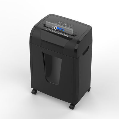 C261P-10 10 Máy xé giấy giấy cắt nhỏ Tài liệu Thẻ tín dụng Máy xé giấy hạng nặng yên tĩnh với 20L