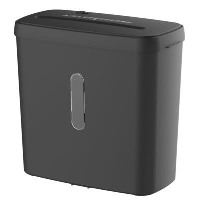Tài liệu điện cắt chéo giấy phá hủy máy C502P 6 tờ thẻ tín dụng shredder với 11L mini giỏ bin