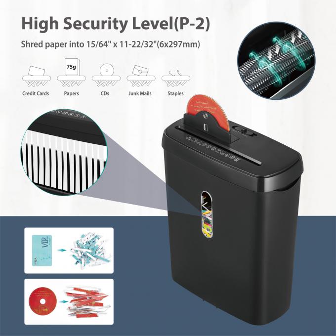 8 tấm cắt dải giấy thương mại shredder với 11L giỏ cho nhà văn phòng SD108P 2